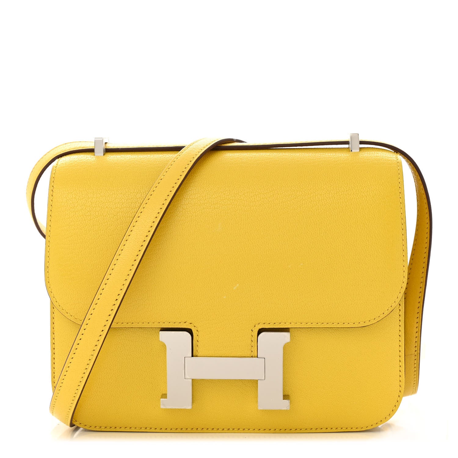 Hermes Chevre Mysore Constance 18 Jaune De Naples 1 of 14
