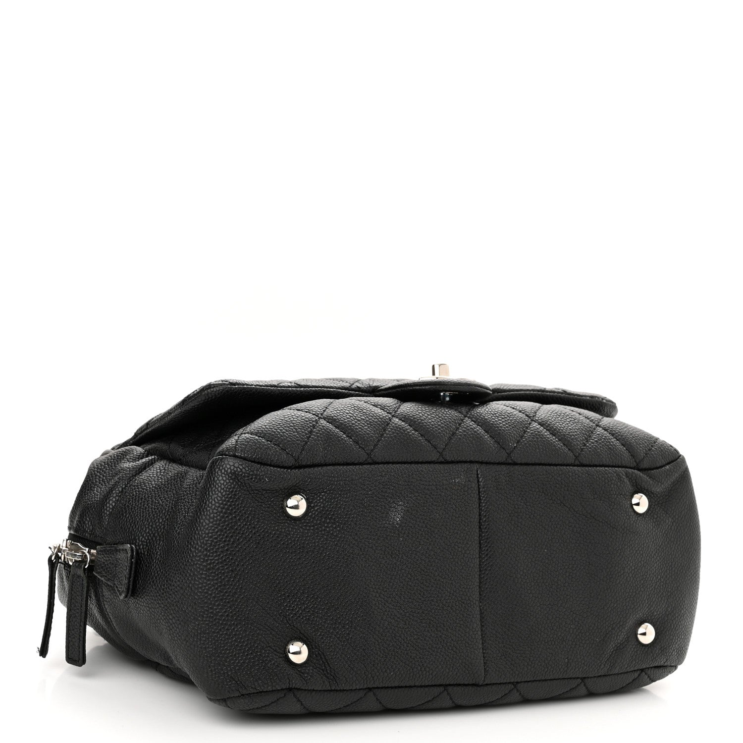 Chanel Caviar Quilted Travel Flap Tote Black 3 of 18