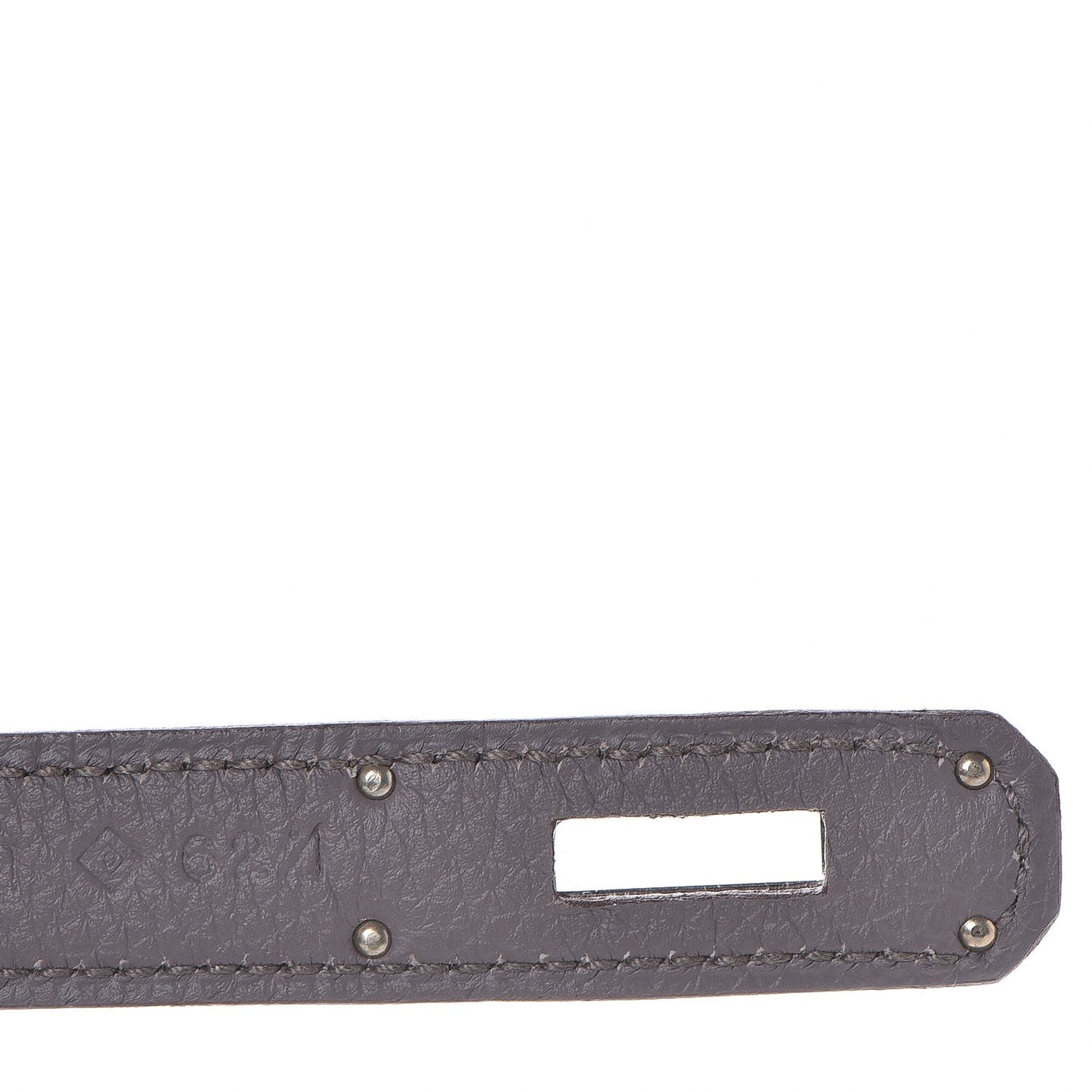 Togo Horseshoe Kelly Retourne 35 Etain Bleu Tempete