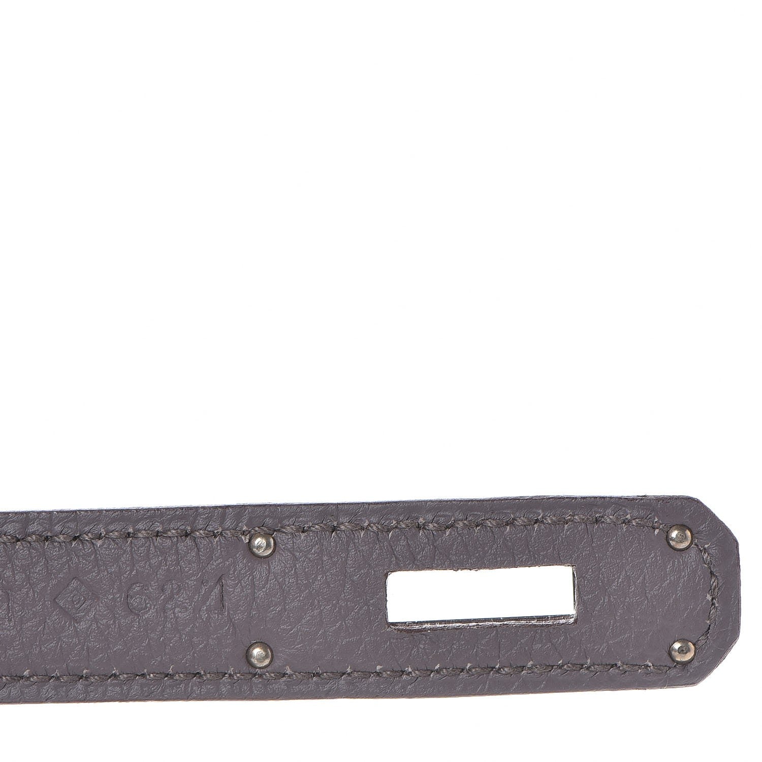 Hermes Togo Horseshoe Kelly Retourne 35 Etain Bleu Tempete 21 of 36
