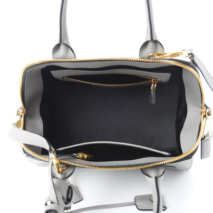 Marc Jacobs Textured Calfskin Small Incognito Satchel Grey 6 of 9