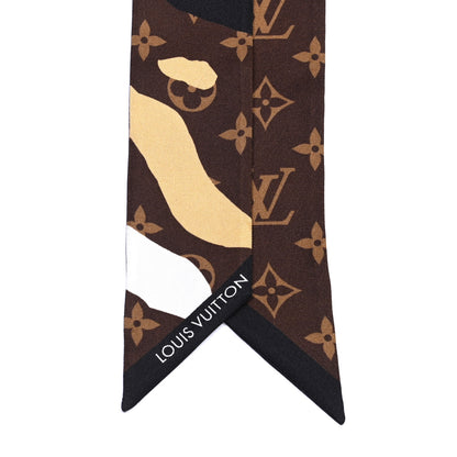 Louis Vuitton X LOL Silk Monogram BB Bandeau Gold Silver 2 of 3