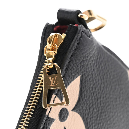 Louis Vuitton Empreinte Monogram Giant Multi Pochette Accessories Mini Pochette Black Beige 7 of 10