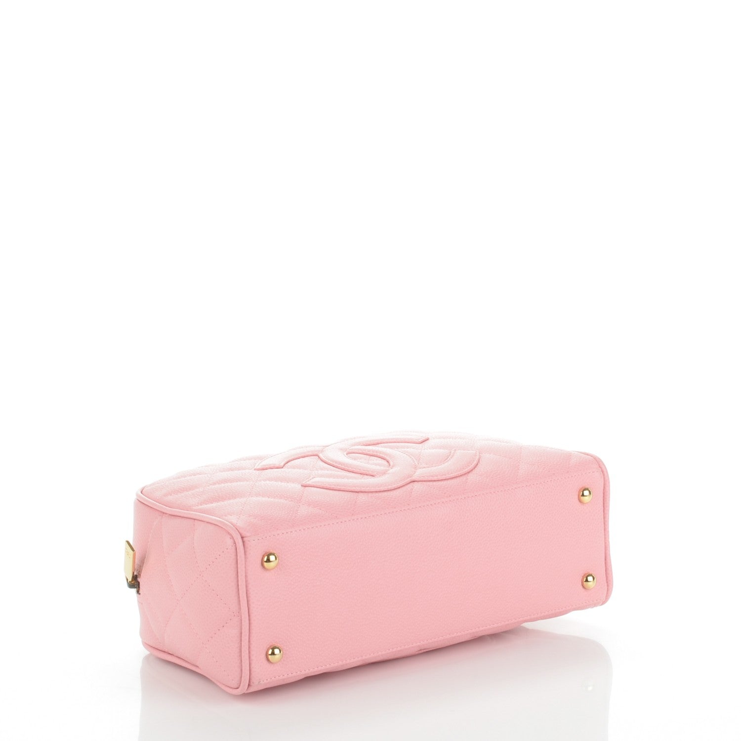 Chanel Caviar Quilted Small Bowler Pink 4 of 7