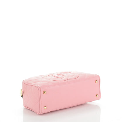 Chanel Caviar Quilted Small Bowler Pink 4 of 7