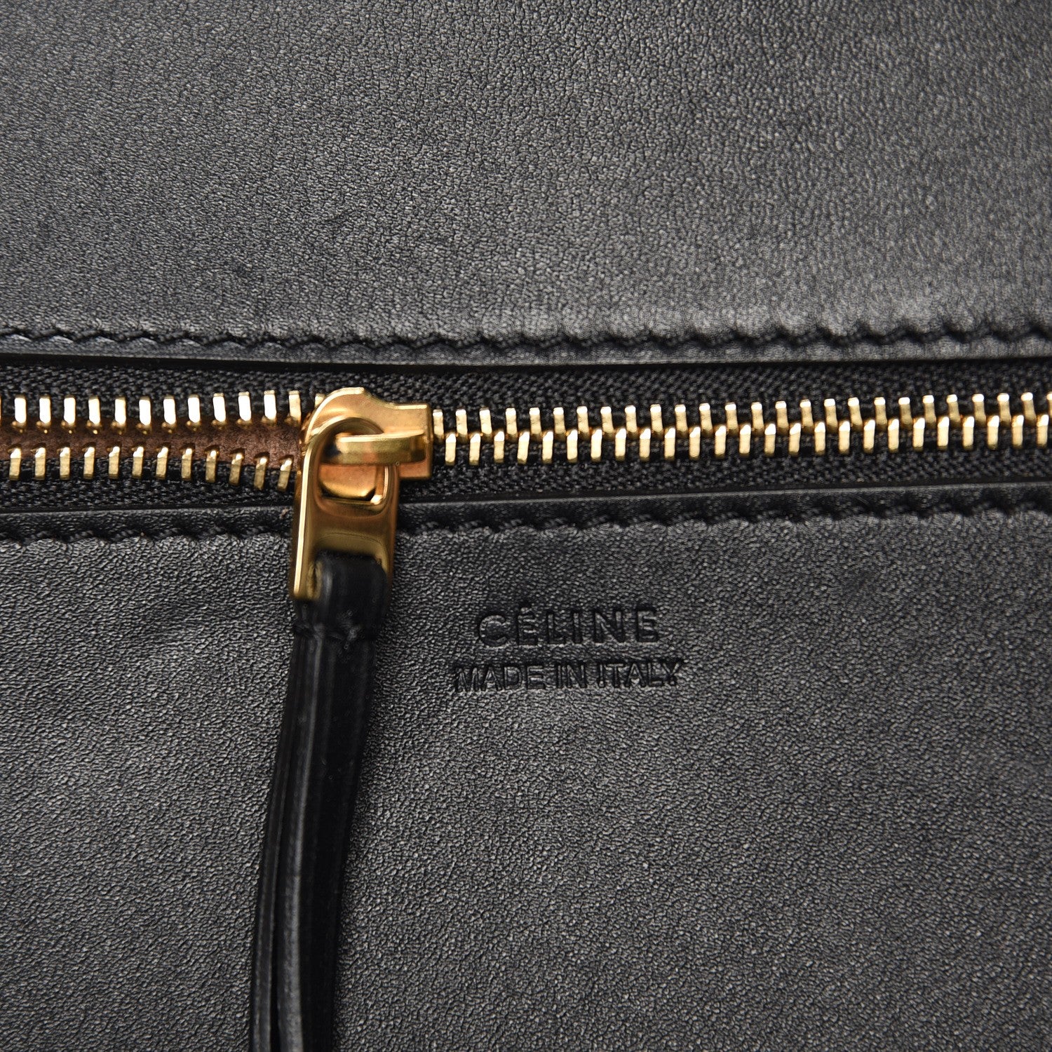Celine Smooth Calfskin Small Tie Knot Tote Black 6 of 7
