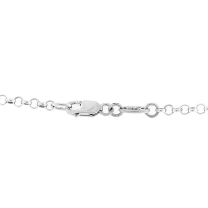 Chrome Hearts Sterling Silver Safety Pin Baby Fat Cross Pendant Necklace 4 of 6