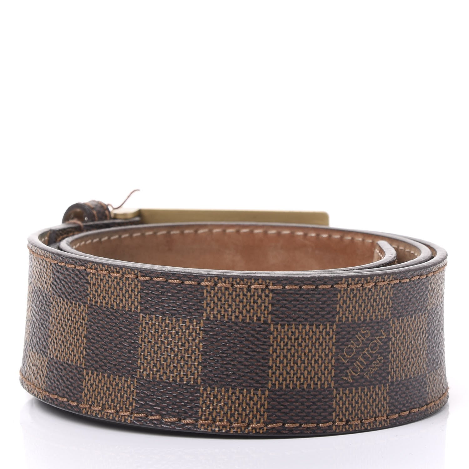 Louis Vuitton Damier Ebene Inventeur Belt 80 32 2 of 9
