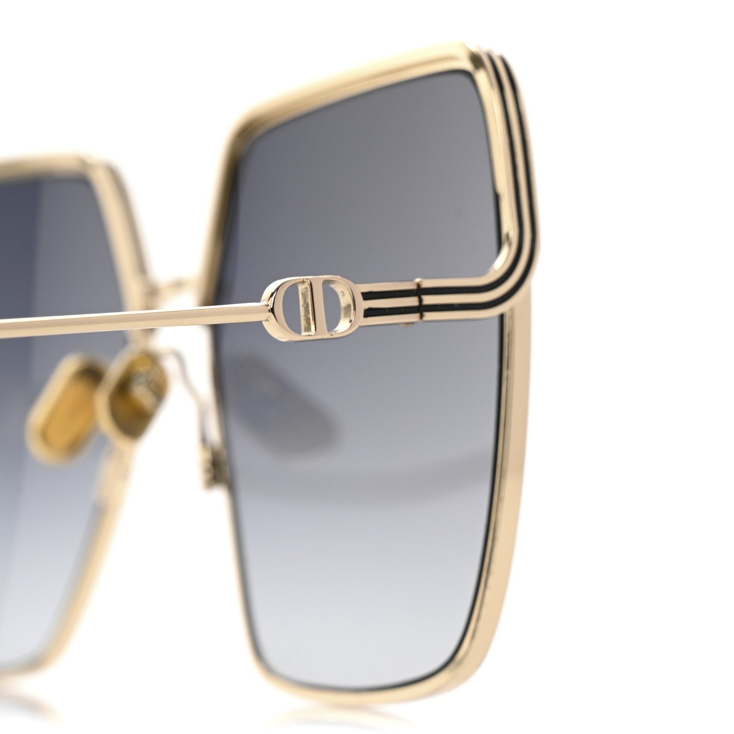 Christian Dior Metal EverDior Square Sunglasses Gold 7 of 8