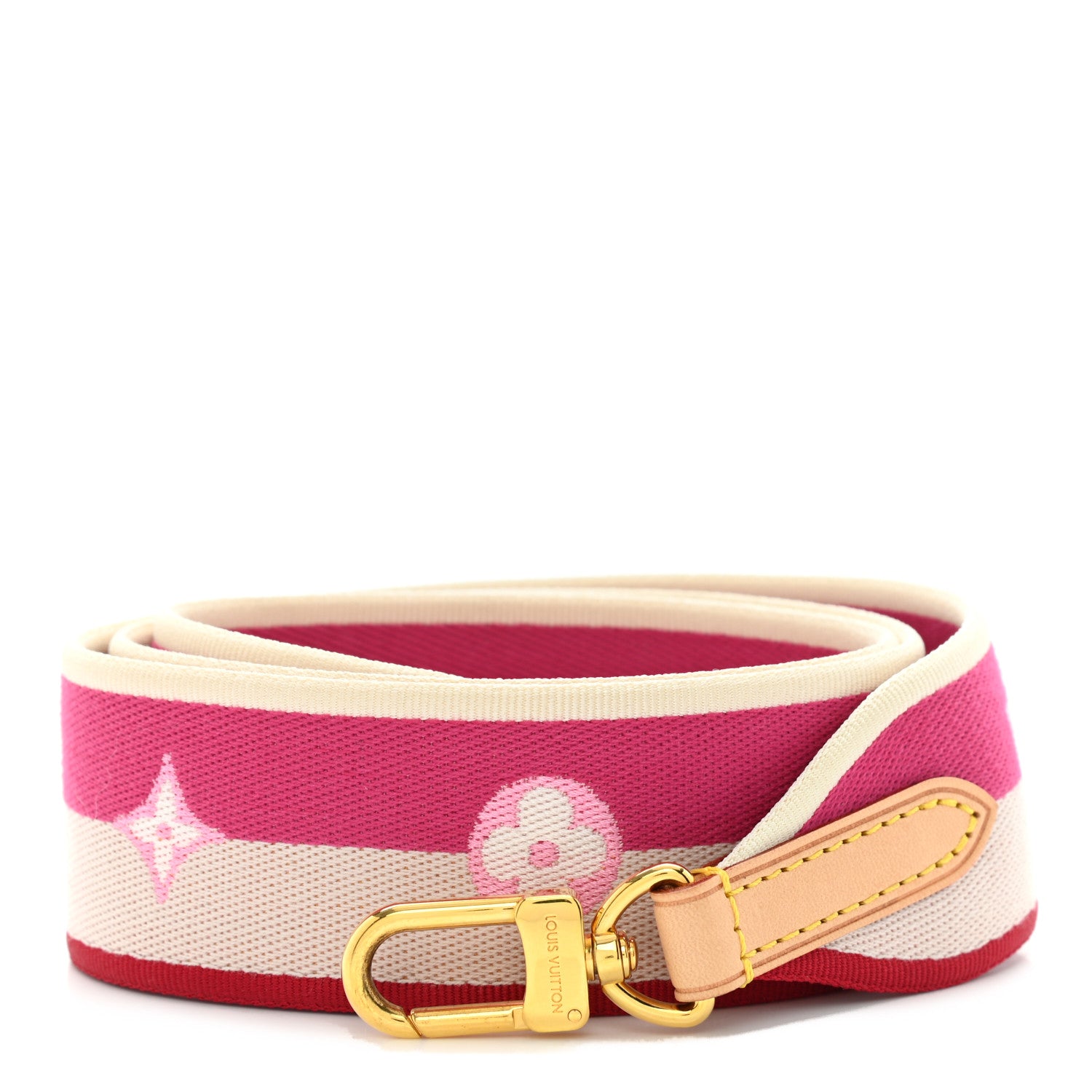 Louis Vuitton Jacquard Speedy Bandouliere 20 Shoulder Strap Fuchsia 1 of 3