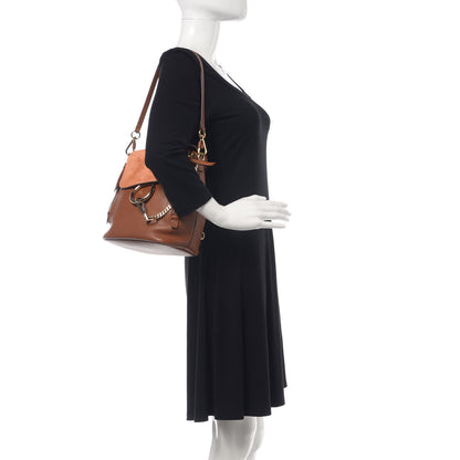 Chloe Suede Calfskin Small Faye Backpack Tan 2 of 12