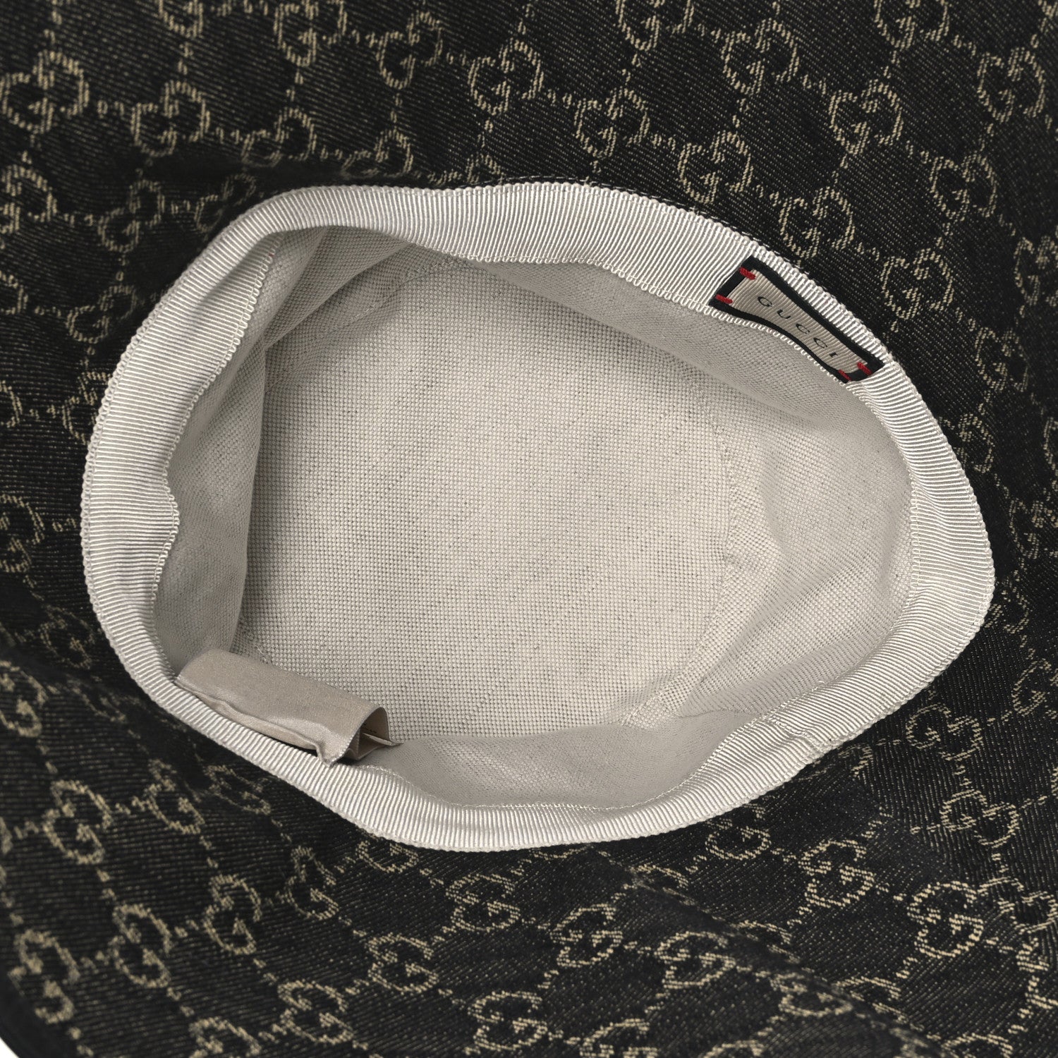 Gucci Monogram Wide Brim Hat S Black 7 of 8