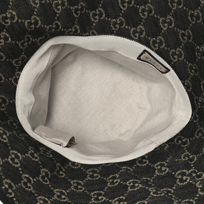 Gucci Monogram Wide Brim Hat S Black 7 of 8