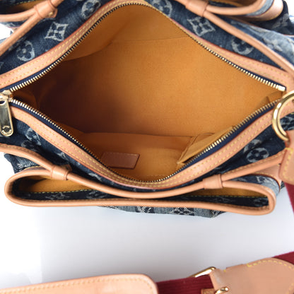 Louis Vuitton Denim Raye Porte Epaule MM 5 of 17
