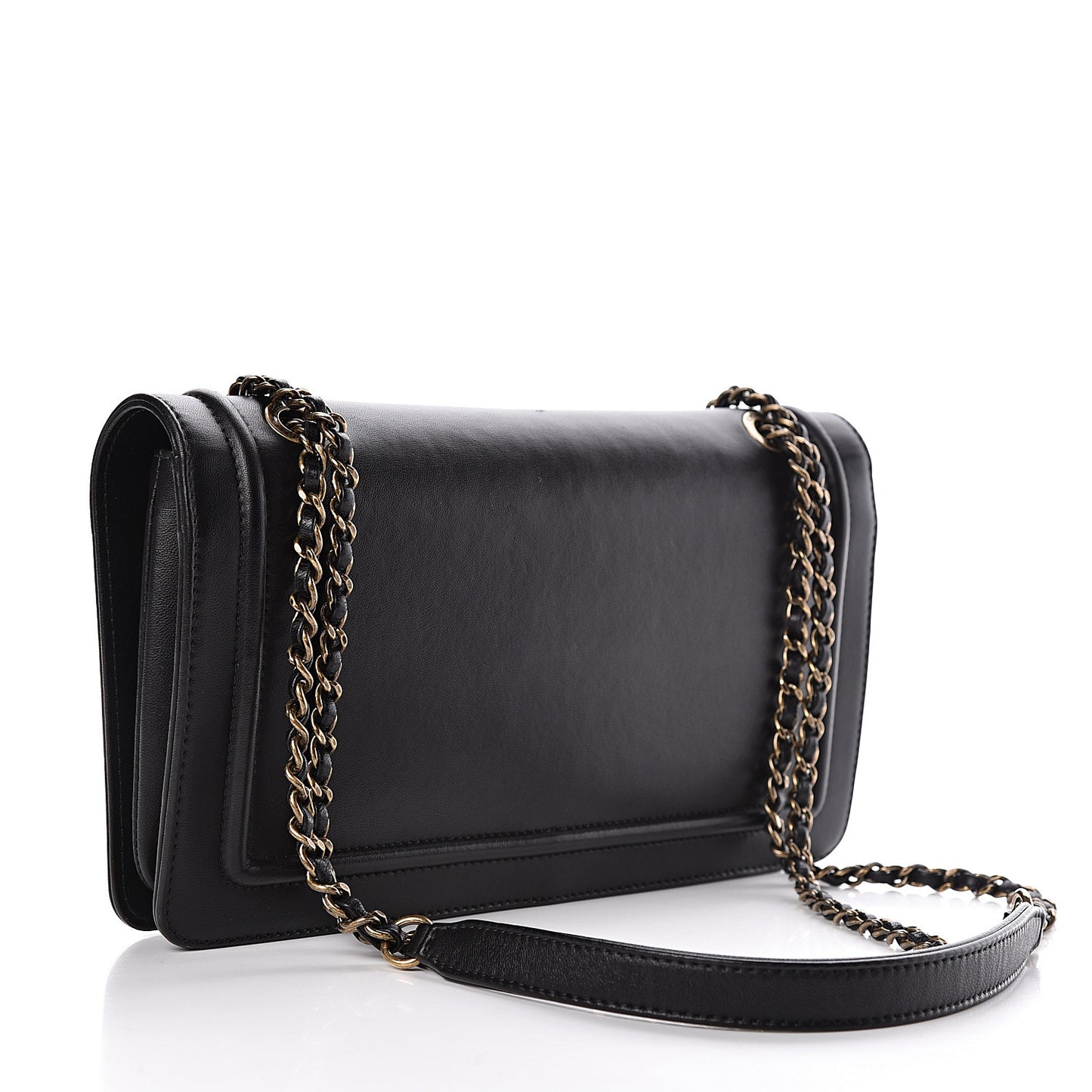 Lambskin CC Antico Flap Black