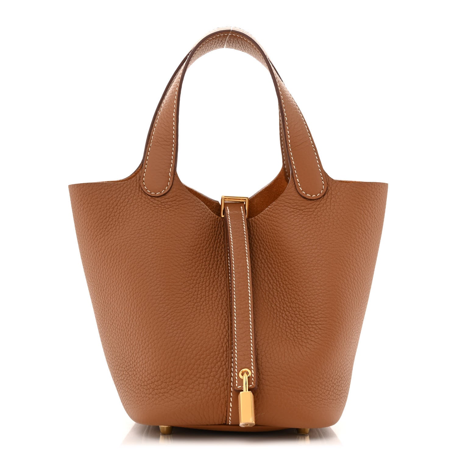 Hermes Taurillon Clemence Picotin Lock 18 PM Gold 1 of 11