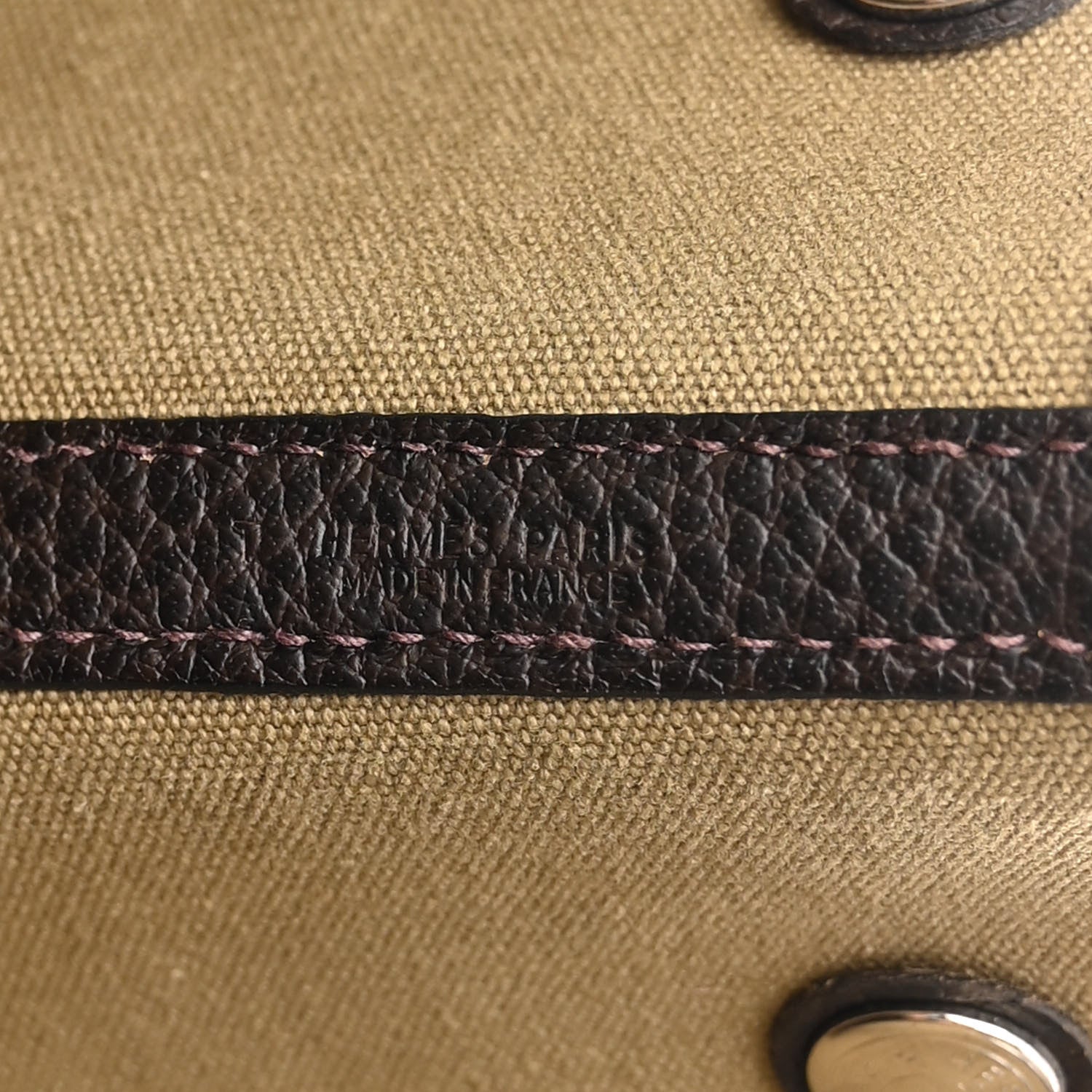 Hermes Buffle Skipper Toile Garden Party 36 MM Tote Olive 6 of 9