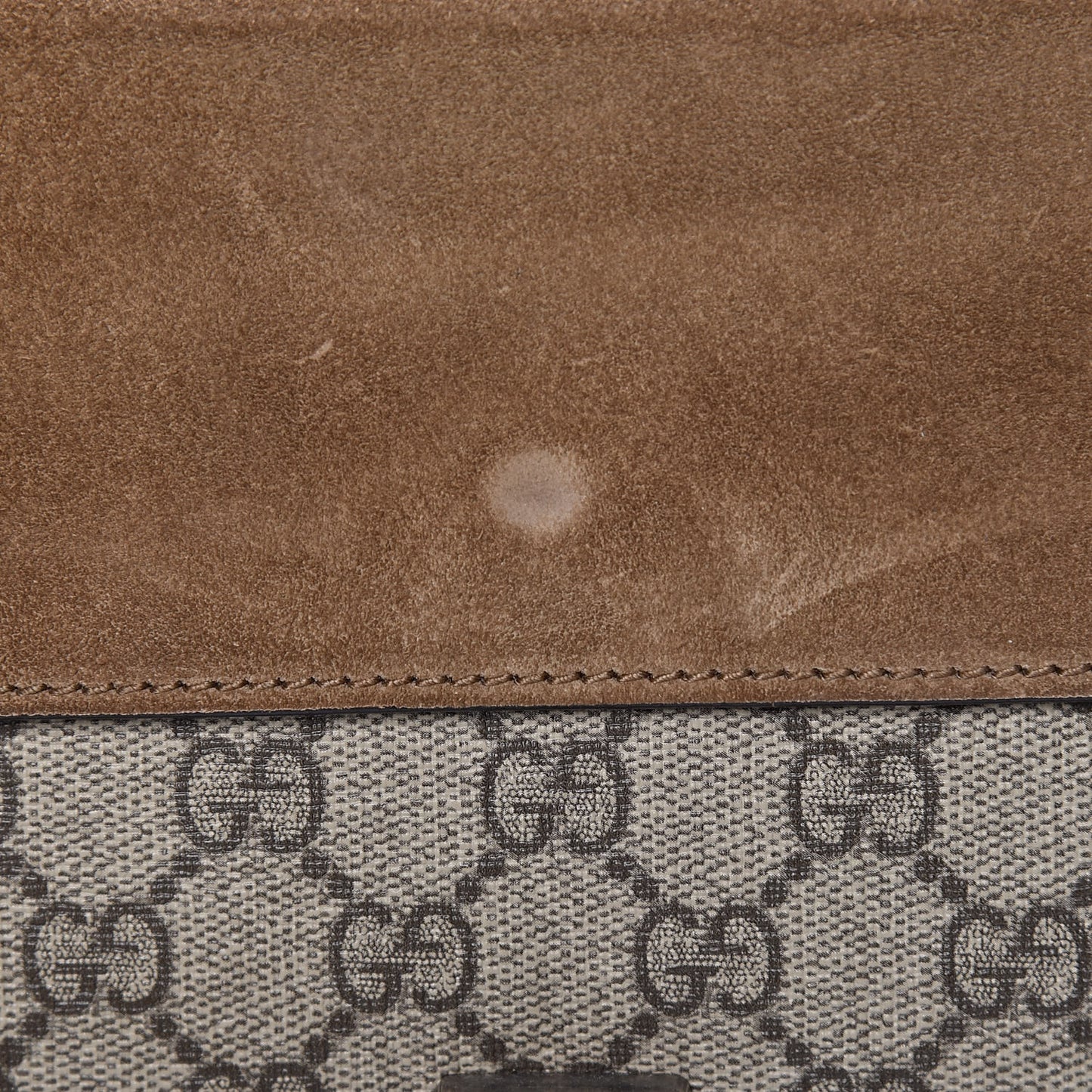 GG Supreme Monogram Mini Dionysus Shoulder Bag Taupe