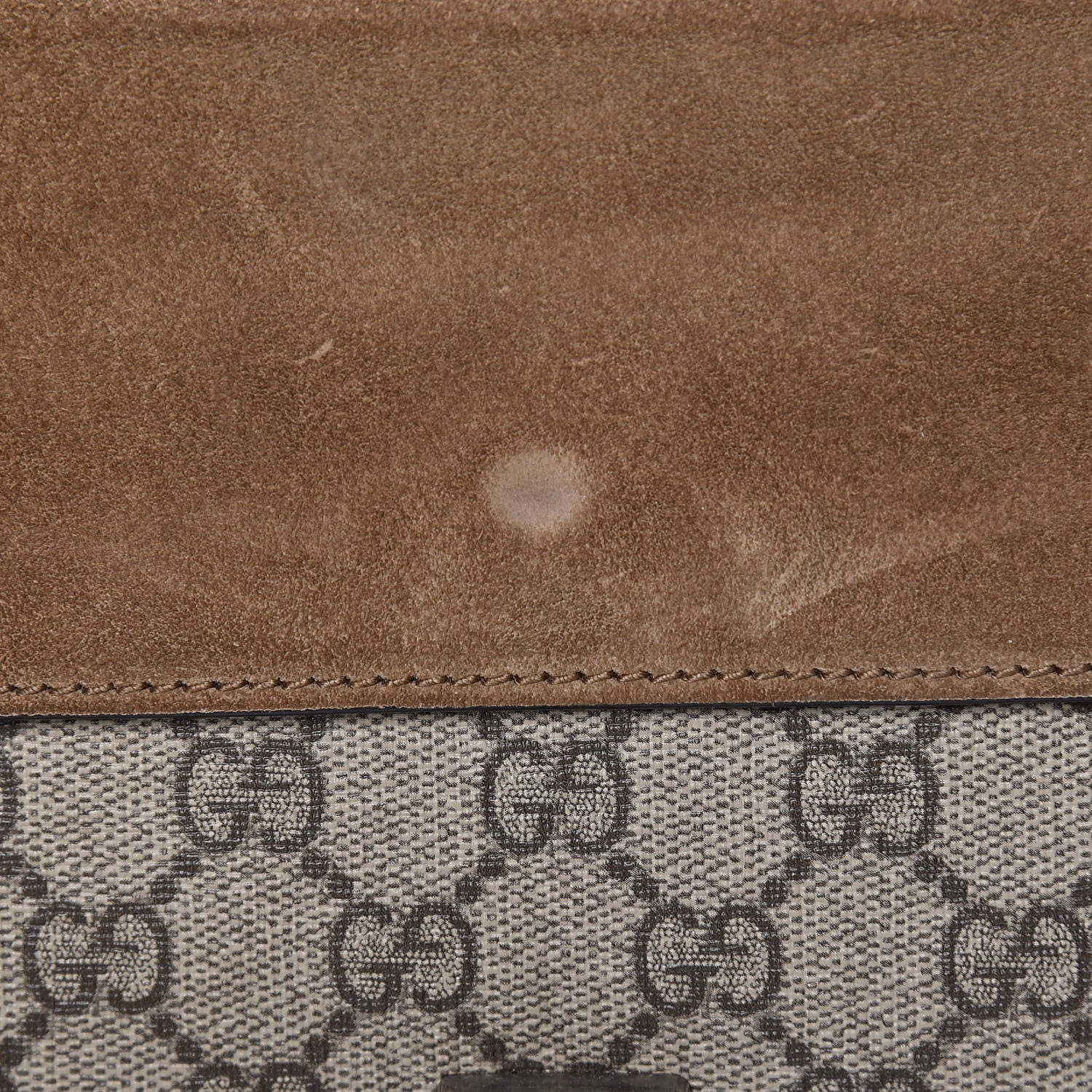 Gucci GG Supreme Monogram Mini Dionysus Shoulder Bag Taupe 12 of 12