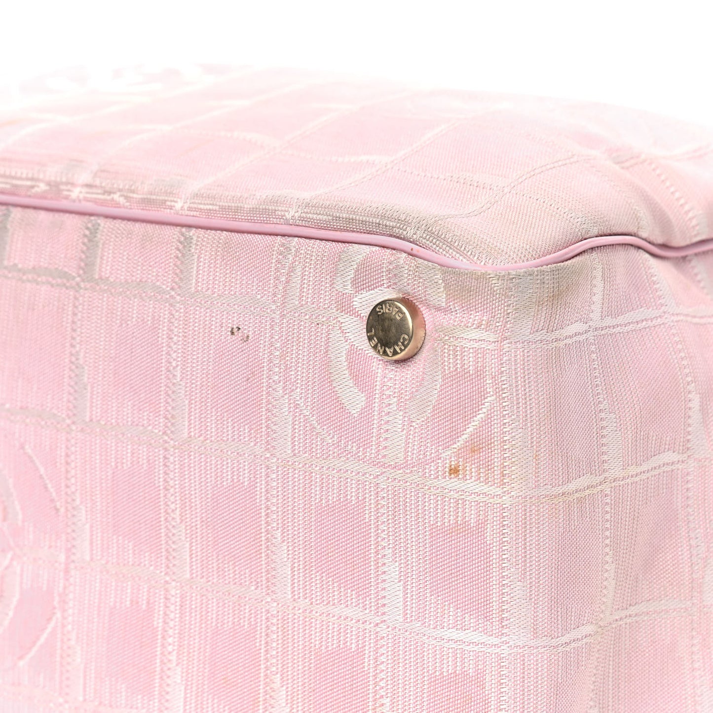 Nylon Medium Travel Tote Pink