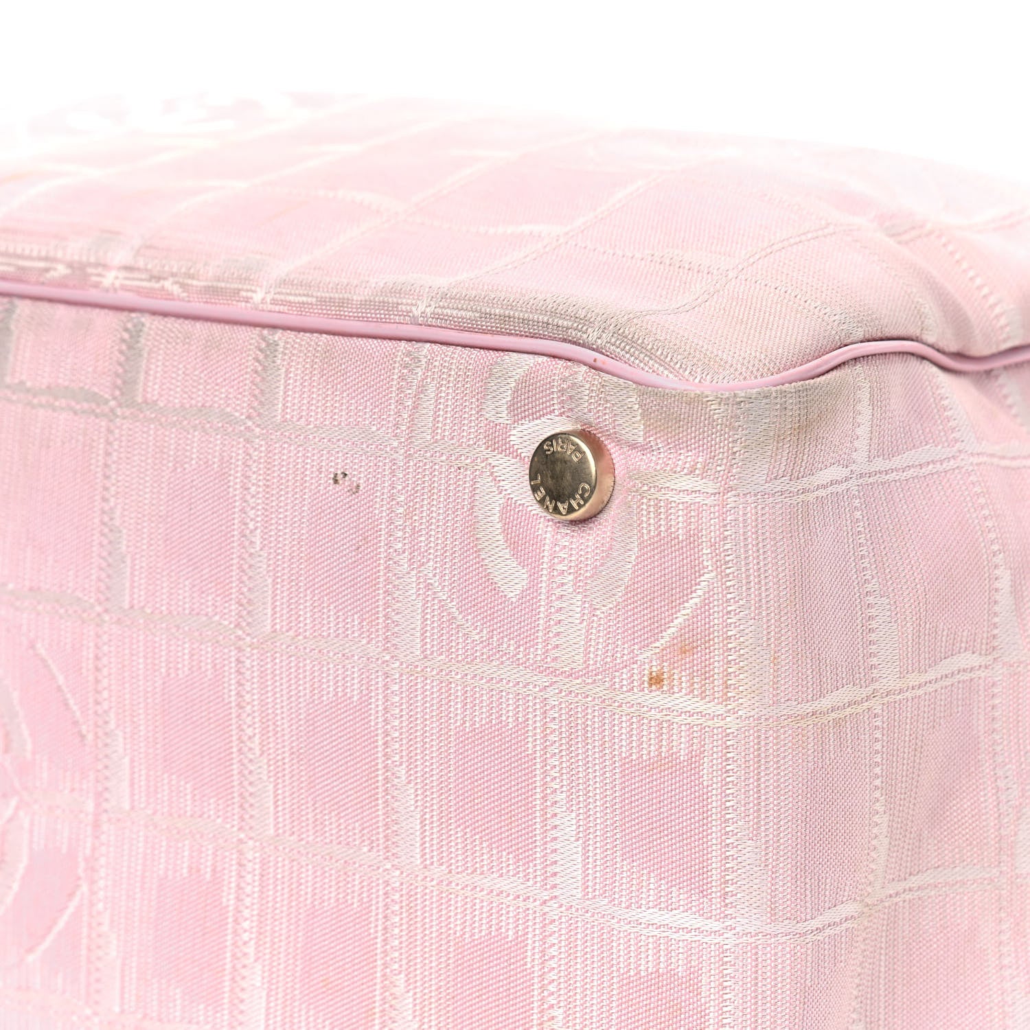 Chanel Nylon Medium Travel Tote Pink 7 of 13