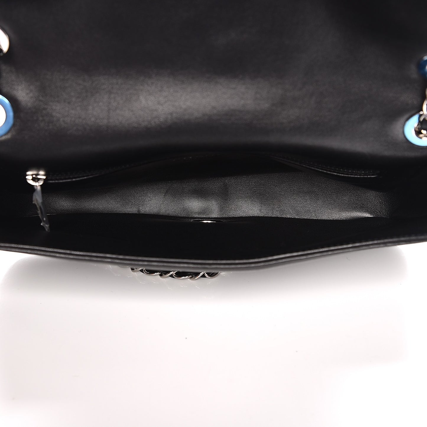 Shearling Lambskin Medium 100% Flap Black