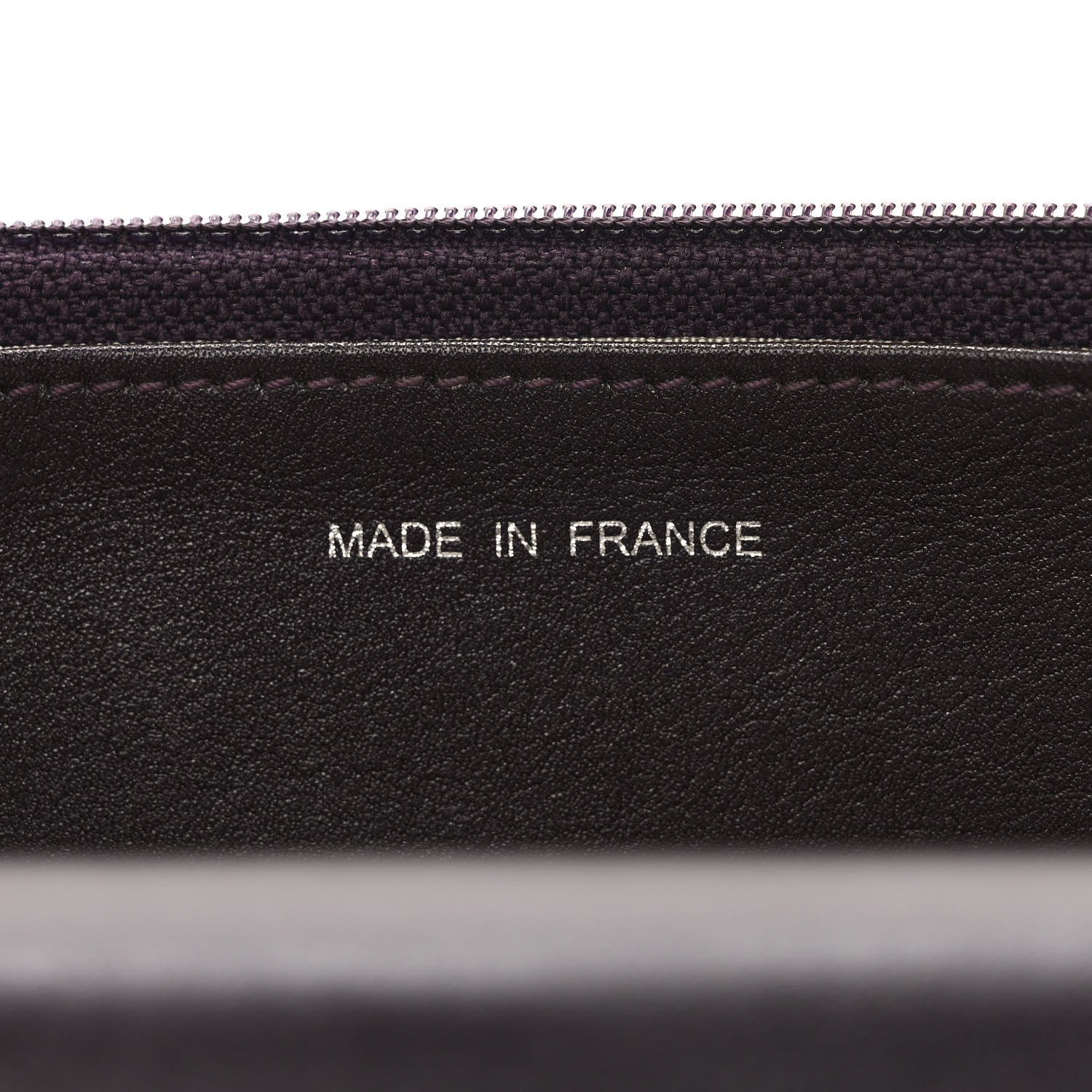 Chanel Caviar Sevruga Wallet on Chain WOC Plum 7 of 8