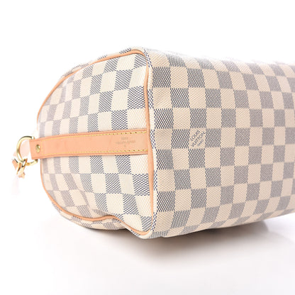 Louis Vuitton Damier Azur Speedy Bandouliere 25 9 of 13