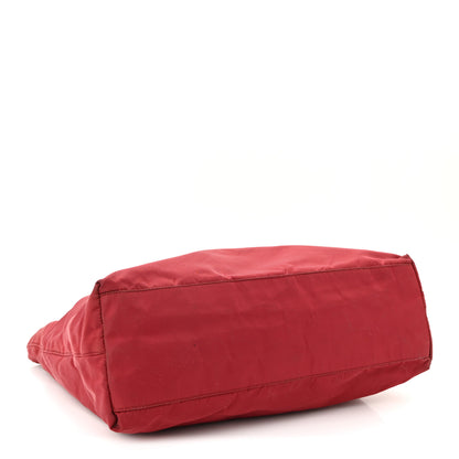 Prada Tessuto Nylon Tote Red 4 of 9