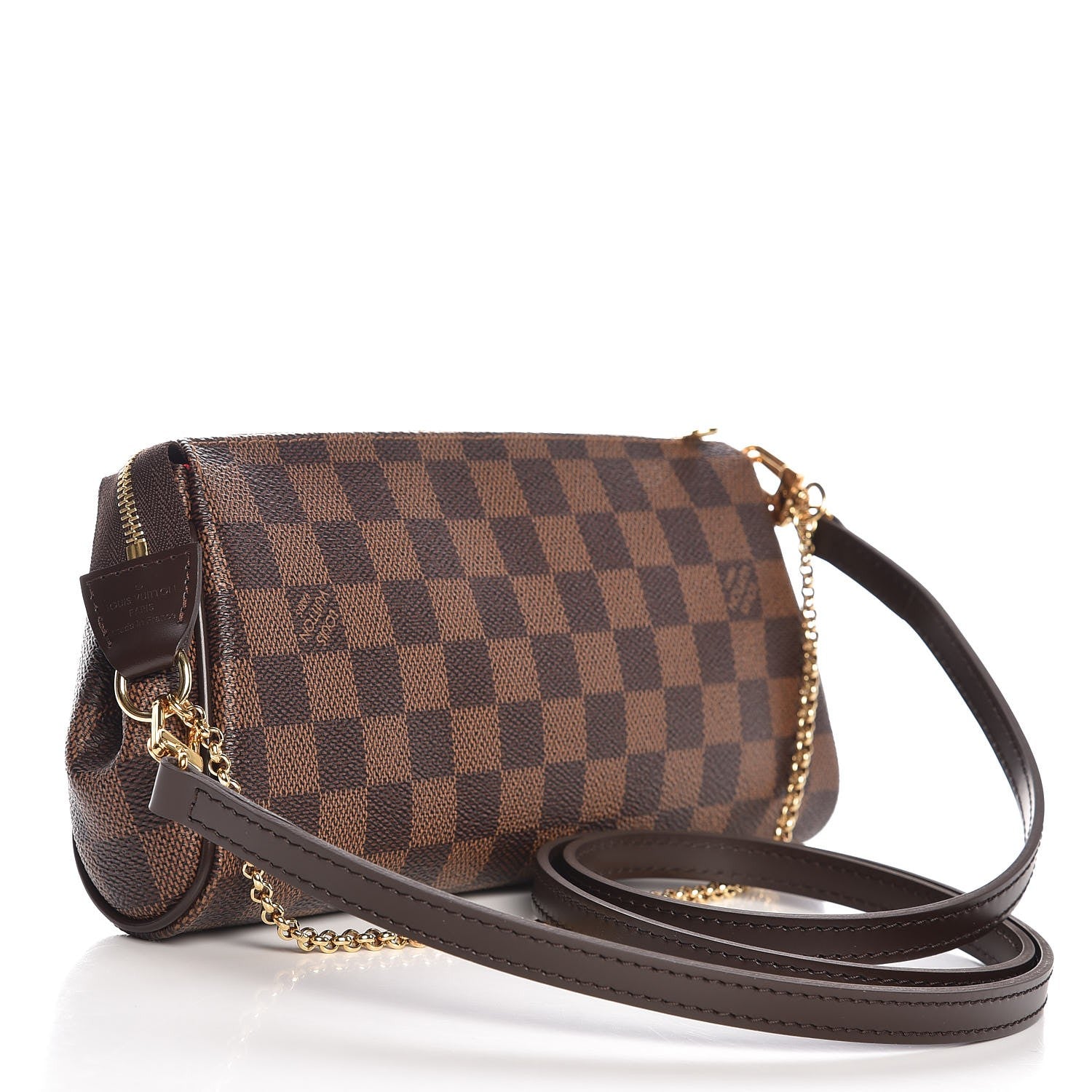 Louis Vuitton Damier Ebene Eva Clutch 3 of 7