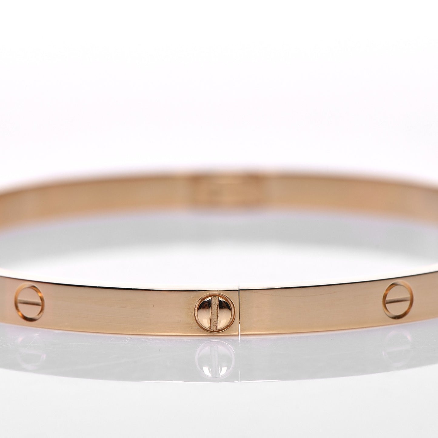 18K Yellow Gold Small LOVE Bracelet 17