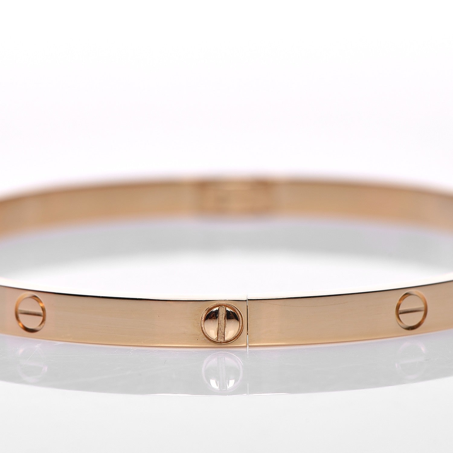 Cartier 18K Yellow Gold Small LOVE Bracelet 17 7 of 10