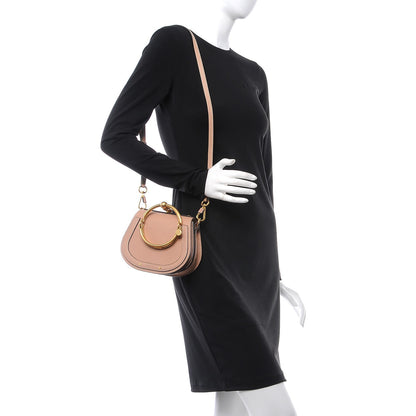 Chloe Calfskin Suede Small Nile Bracelet Bag Biscotti Beige 2 of 7