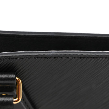 Louis Vuitton Epi Sac Plat PM Black 10 of 10