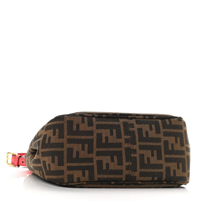 Fendi Zucca Vitello Elite Small Messenger Bag Tobacco Ecstasy 3 of 10