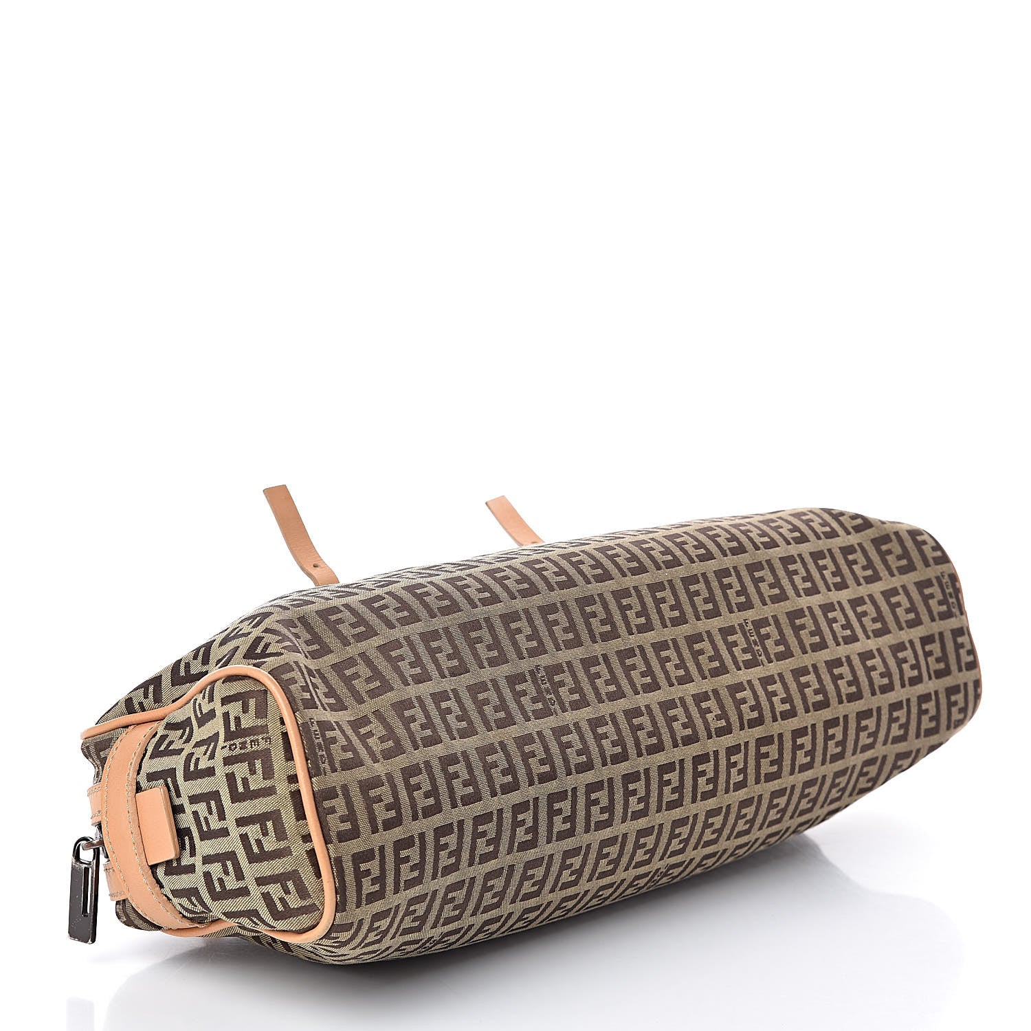 Fendi Zucchino Zip Top Tote Beige 4 of 16