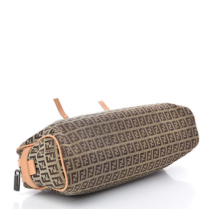 Fendi Zucchino Zip Top Tote Beige 4 of 16