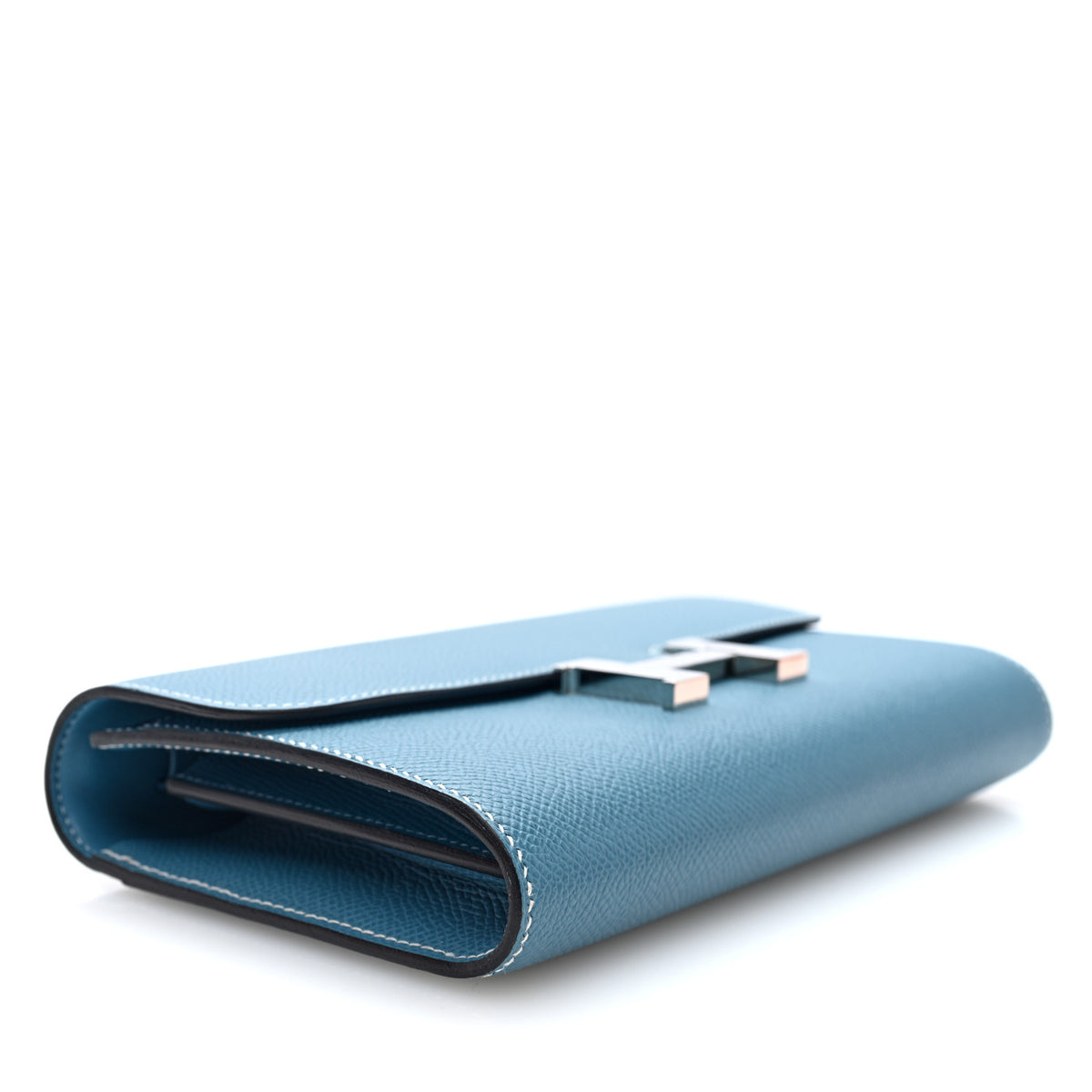 Hermes Epsom Constance Wallet To Go New Blue Jean 4 of 11