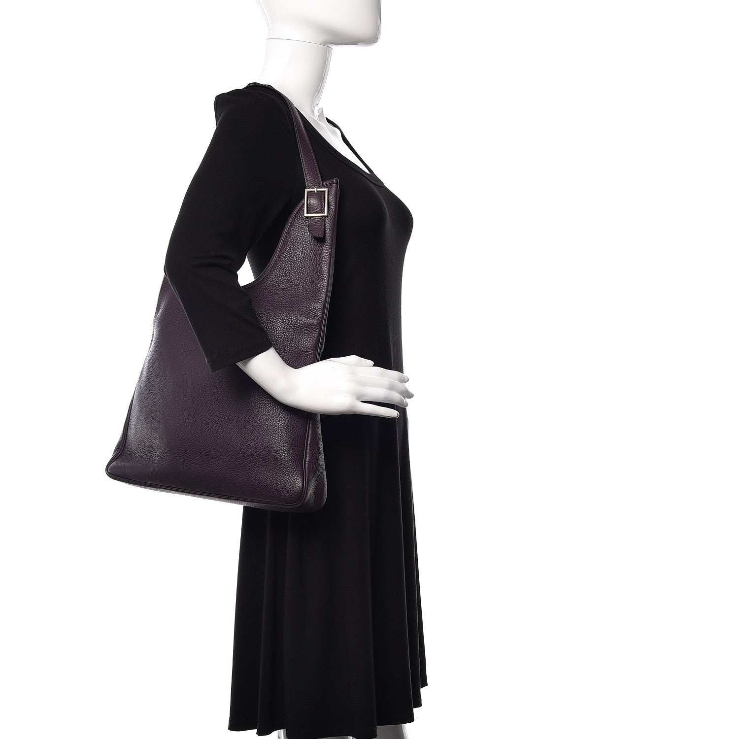Hermes Taurillon Clemence Massai Cut 32 Raisin 2 of 9