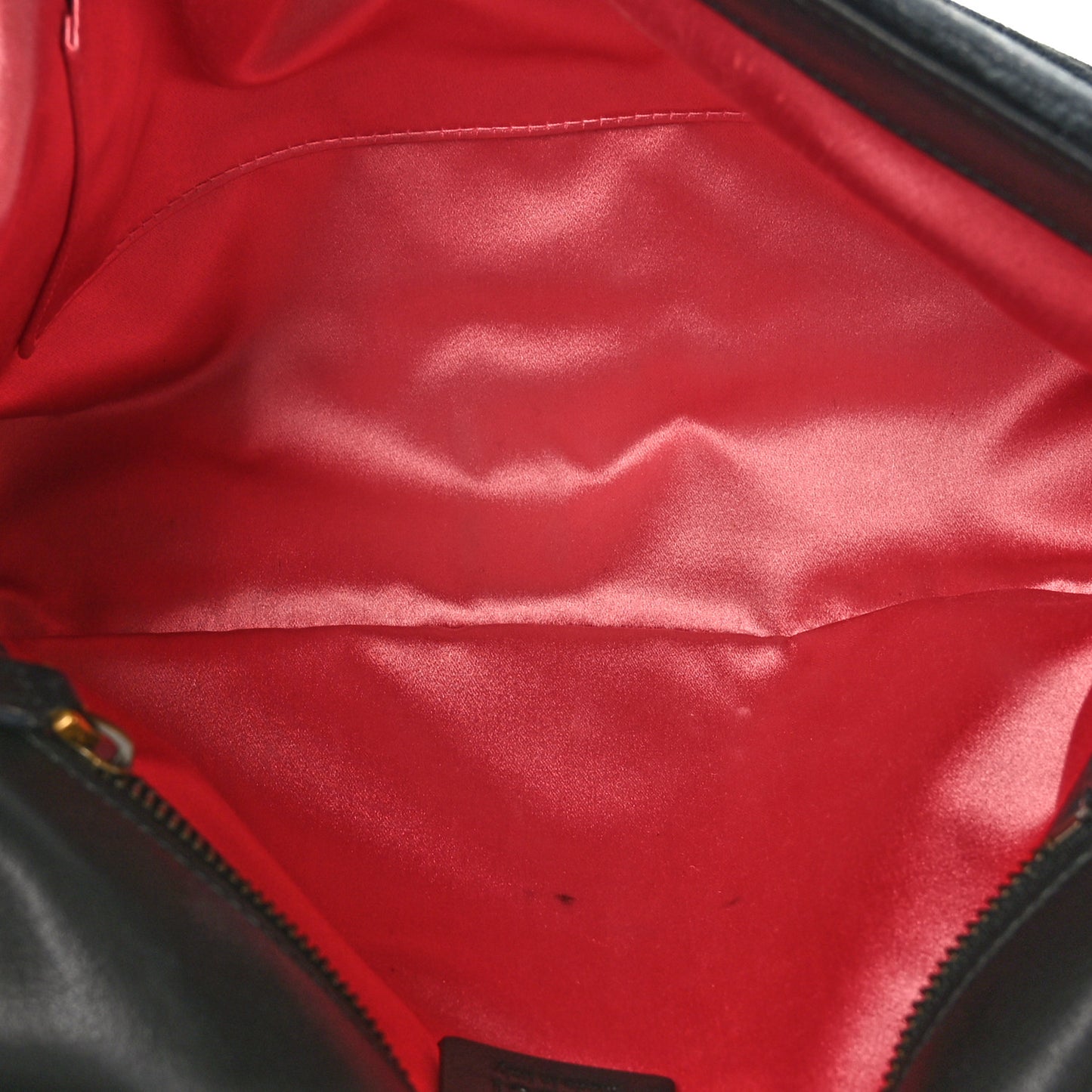 Velvet Matelasse Medium GG Marmont Shoulder Bag Black