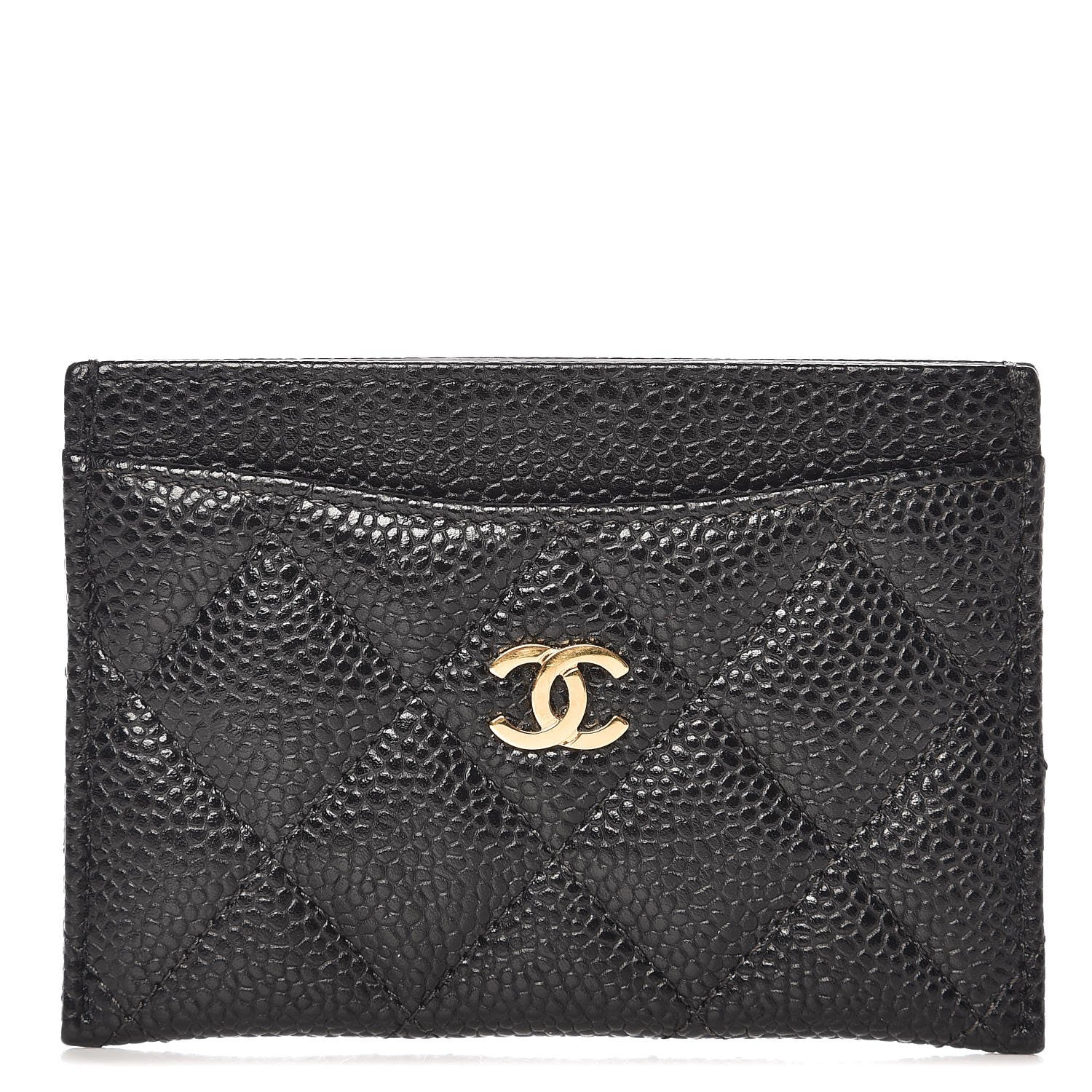 Chanel Caviar Quilted Card Holder Black 1 of 9