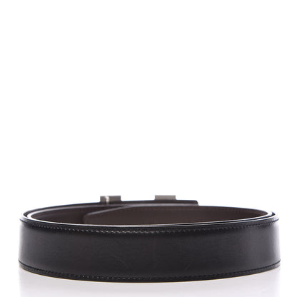 Hermes Box Chamonix 32mm H Belt 95 Black Chocolate 3 of 7