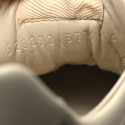 Gucci Calfskin Logo Womens Rhyton Sneakers 37.5 Ivory 6 of 9