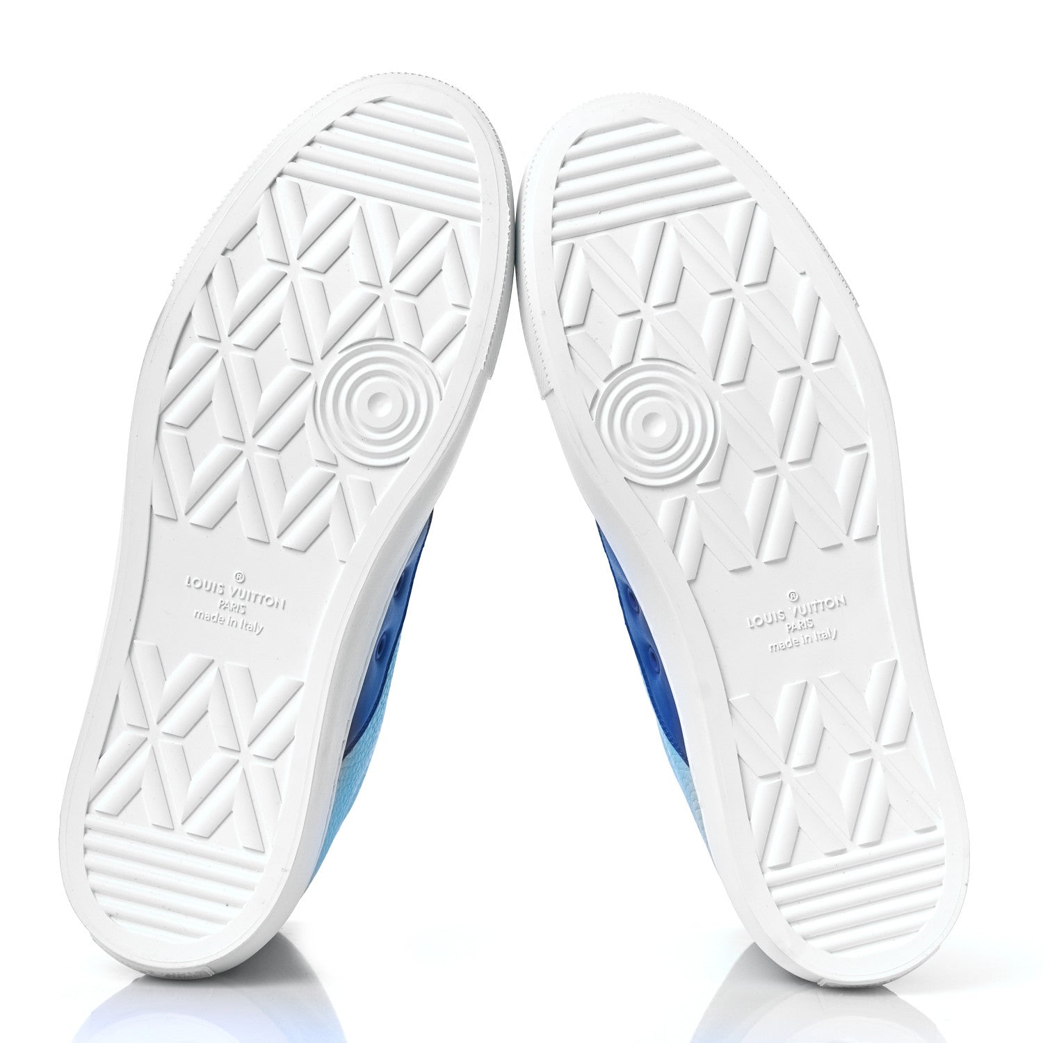 Louis Vuitton Calfskin Tattoo Sneaker Boots 8 Blue 6 of 8