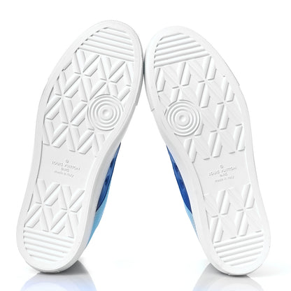 Louis Vuitton Calfskin Tattoo Sneaker Boots 8 Blue 6 of 8