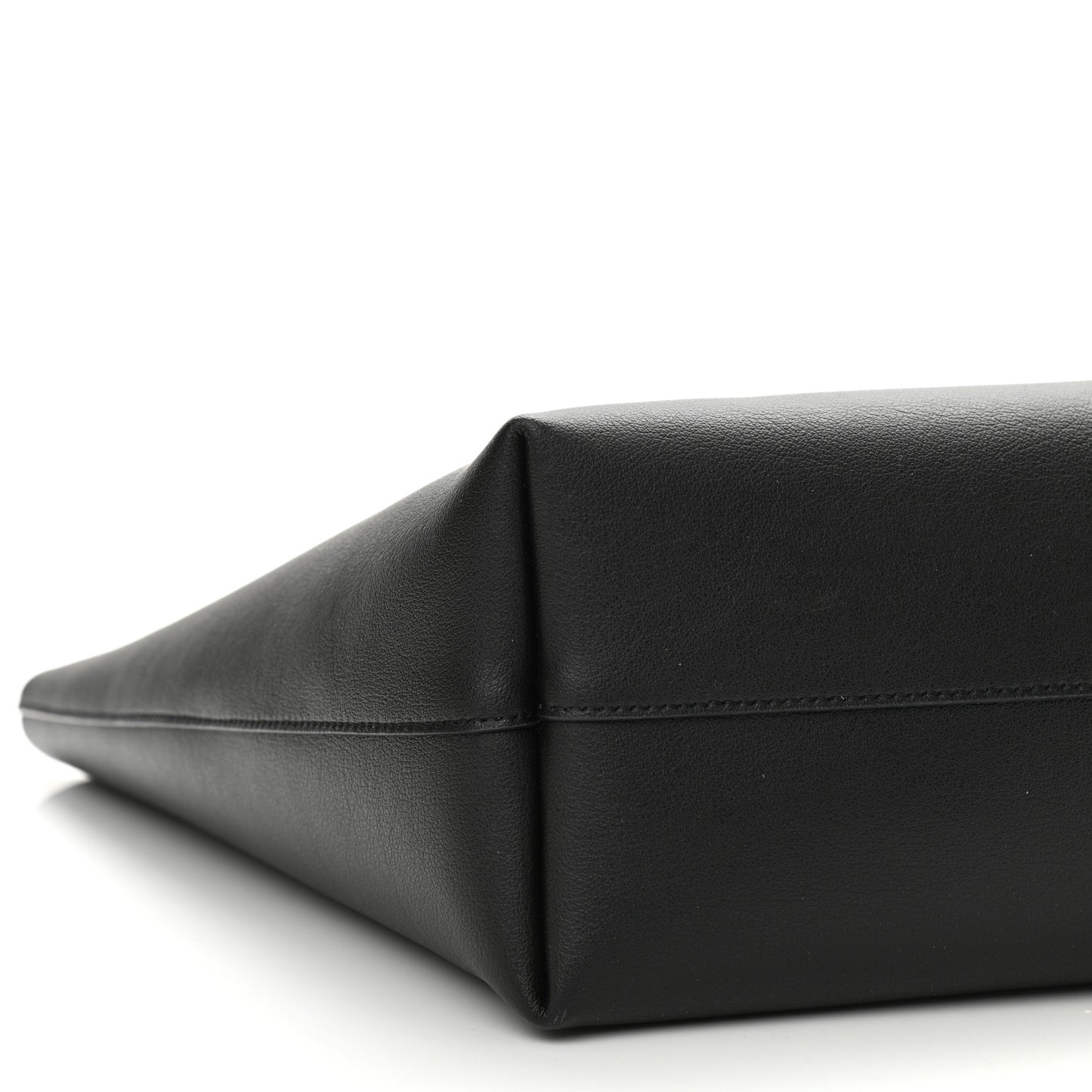 Calfskin Large Shopping Tote Black