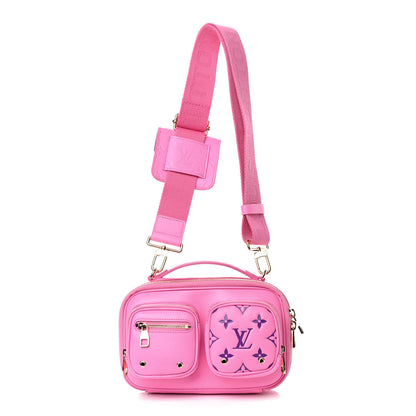 Louis Vuitton Calfskin Embossed Monogram Vuittamins Utility Crossbody Rose Violet 1 of 9