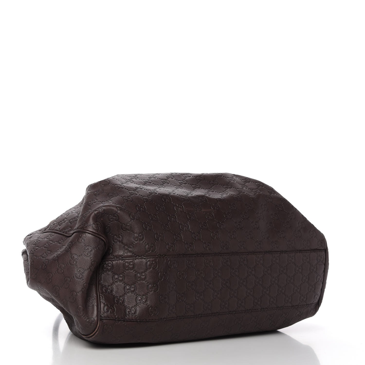 Gucci Guccissima Signature Large Sukey Tote Chocolate 4 of 10