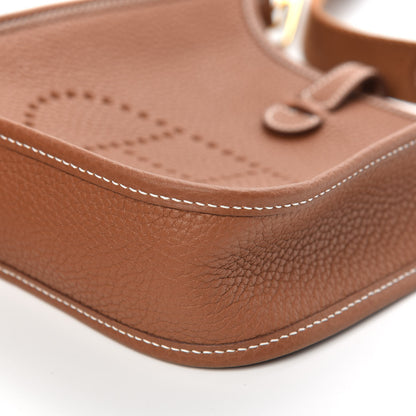 Hermes Taurillon Clemence Evelyne TPM Gold 9 of 11