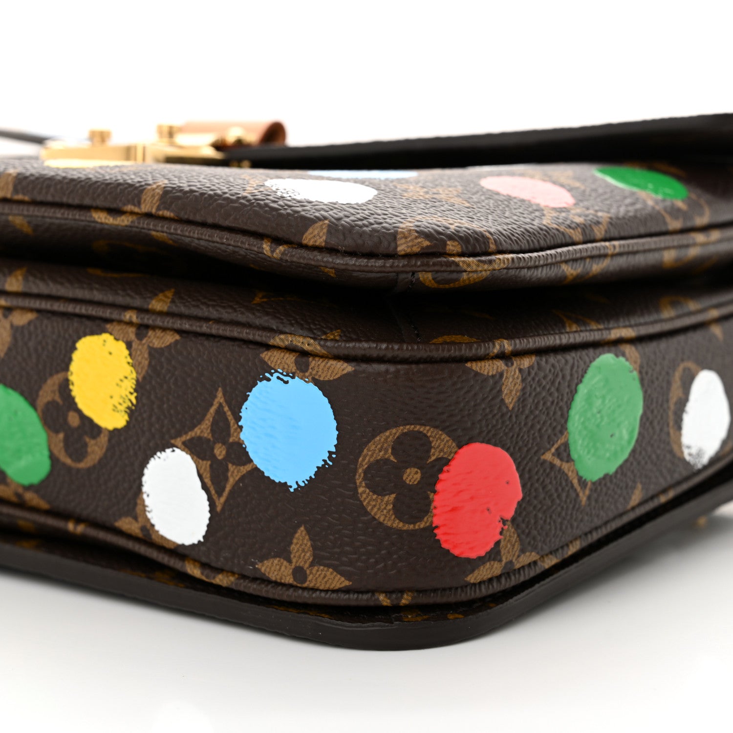 Louis Vuitton LV x YK Monogram Painted Dots Pochette Metis 10 of 10